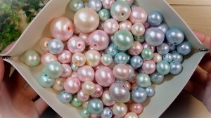 Несколько идей из самодельных жемчужин, получаются интересные работы. Воздушный, лёгкий пластилин