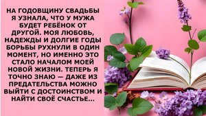 Истории из жизни. НА ГОДОВЩИНУ СВАДЬБЫ Я УЗНАЛА Аудио рассказы, Жизненные истории слушать