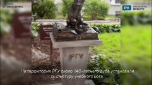 В РГУ около старого дуба появился ученый кот