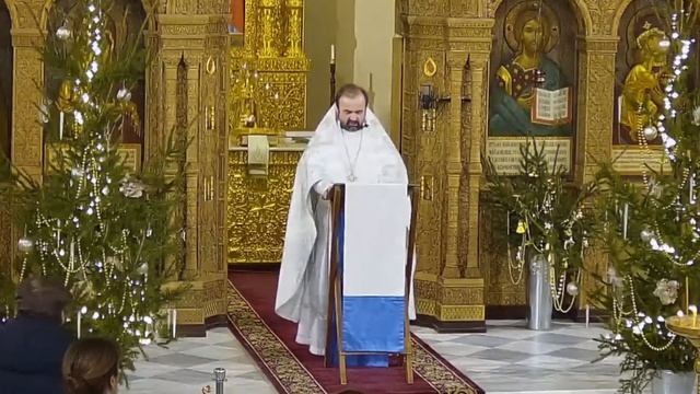 Рождество Иисуса Христа. Проповедь протоиерея Александра Сорокина смотреть онлайн