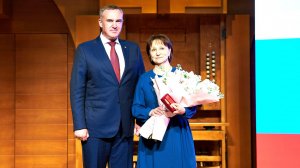 Наталья Стребкова получила медаль «За вклад в укрепление обороны Российской Федерации»