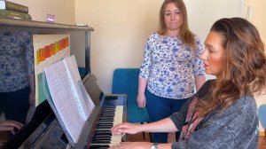 Урок вокала в музыкальной школе «Белочка», центр СПб. Кузнечный переулок 3