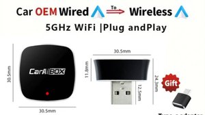 Беспроводной адаптер CarAiBOX CarPlay, купил себе на КИА СИИД. Рекомендую.