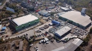 ТОТ завод и Smart завод Betonium. Вид сверху