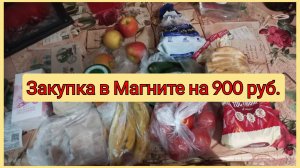 Закупка в Магните на 900 руб