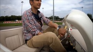 اختبار قيادة سيارة كهربائية صغيرة Volga ГАЗ-21