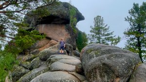 Восхождение на столб »Дед» в национальном парке « Красноярские Столбы». Эпизод 6