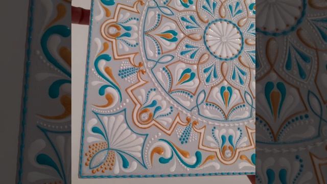 Точечная и текстурная роспись шкатулки смотреть онлайн