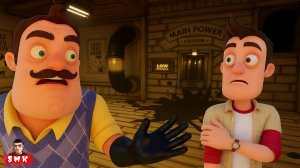 ШОУ ПРИВЕТ СОСЕД!ГДЕ Я?!ЧЕРНИЛЬНЫЙ ДОМ!ИГРА HELLO NEIGHBOR ПРОХОЖДЕНИЕ МОД BENDY AND THE INK MACHINE