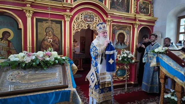 Проповедь митрополита Каширского Феогноста в Зачатьевском женском монастыре 29.08.25 смотреть онлайн