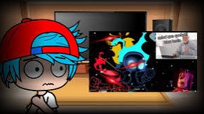 Os personagens de fnf reagindo @GAMERCJOFICIAL jogando fnf crossedout higeffort da zueira