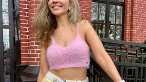 Пушистый топ