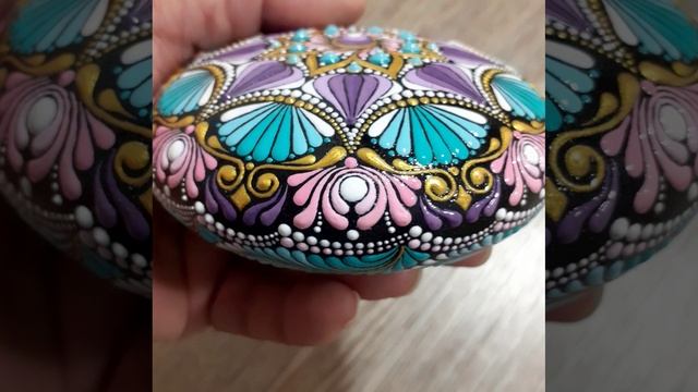 Точечная и текстурная роспись декоративного камня смотреть онлайн