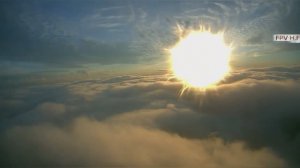 Закат с высоты. FPV.