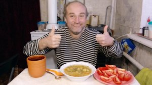 обед с Рыжулей. как я получил инвалидность по шизофрении. мукбанг. обжор. еда на камеру. диета.