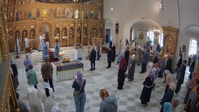28.08.2025 Успение Пресвятой Богородицы. Божественная литургия в Феодоровском соборе смотреть онлайн