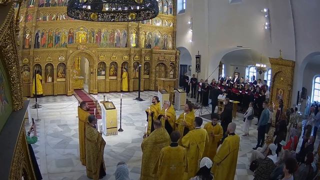 14.06.2025 Всенощное бдение в Феодоровском соборе. IV Форум духовных композиторов смотреть онлайн