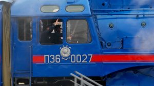 Самый старый паровоз показали на параде ретро-поездов в Санкт-Петербурге