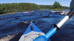 Порог 2-3 категории сложности "Большой Толли" / Река Шуя / Байдарка Шуя-1 / Карелия #сплав #карелия