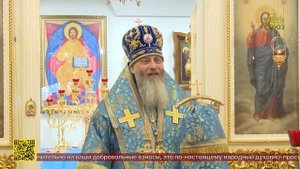 Божественная литургия в Успенском храме в микрорайоне Берёзовая роща города Новосибирска