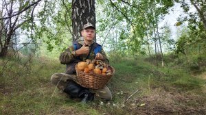 ГРИБЫ на каждом ШАГУ! ГРИБНИК наткнулся на ПОЛЯНУ ПОДОСИНОВИКОВ! Полная КОРЗИНА в АВГУСТЕ 2025!