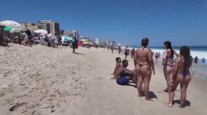 Красивая прогулка днем по пляжу Леблон - август 2025. Красивая природа