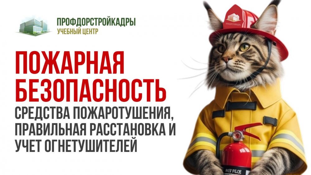 Пожарная безопасность – средства пожаротушения, правильная расстановка и учет огнетушителей