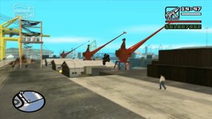 GTA San Andreas - Walkthrough - Unique Stunt Jump #2 - Ocean Docks (Los Santos)
