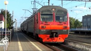 Пригородный ЭД9М-0130 "Вязники-Владимир" и автомотриса АСГ-30П.