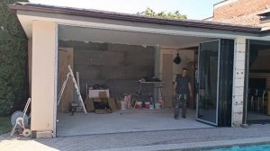 Алюминиевая раздвижная гармошка  Алютех