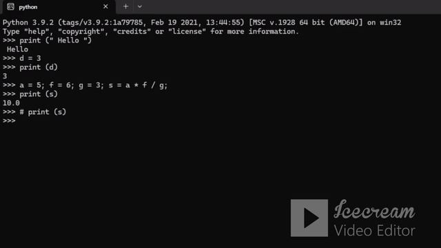 Обучение на Python повторение пройденного и изучение функции input.