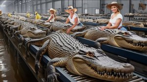 А вы знали, как выращивают миллионы крокодилов ради мяса и кожи?