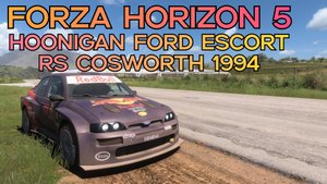 Hoonigan Ford Escort RS Cosworth 1994. Игра Forza Horizon 5.