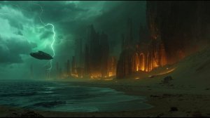 Coast of Giants 🦴 2-Hour Dark Ambient ｜ Fossilized Colossi ｜ Dead Ocean Soundscape ｜ Sci-Fi Music