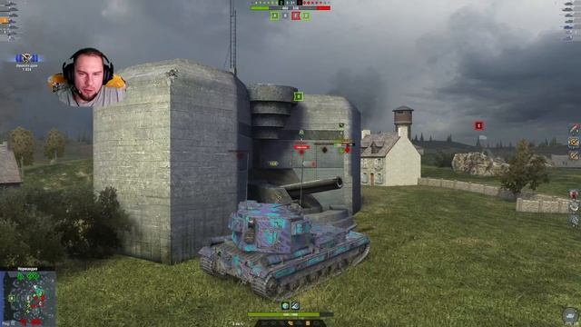 Настрелял на Бабахене (FV215b 183) 1ю классность