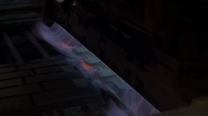 Процесс окрашивания фасадных панелей FINEBER