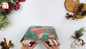 Новогодние коробки 2000гр. Подарочная коробка «Щелкунчик 2.0» - упаковка для подарков и конфет