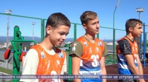 28.08.2025 50 юных сахалинцев допризывной казачьей молодежи сдали нормативы ГТО