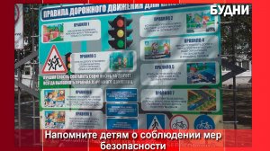 Родители должны напомнить детям о ПДД