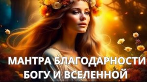 🪄МАНТРА БЛАГОДАРНОСТИ БОГУ И ВСЕЛЕННОЙ🌹МАНТРА ПРИНЯТИЯ ❤️ॐ