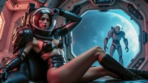 Star Babes： The Golden Dome ｜ Retro-Futuristic Synthwave ｜ Cosmic Sci-Fi AI Video