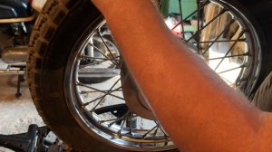 Мотоцикл Иж: снятие заднего колеса, не снимая кожух цепи