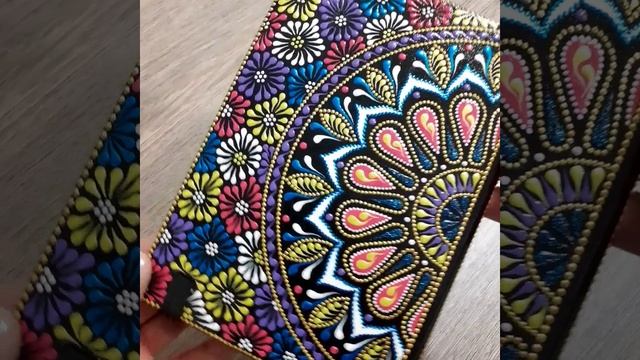 Ежедневник с точечной и текстурной росписью смотреть онлайн