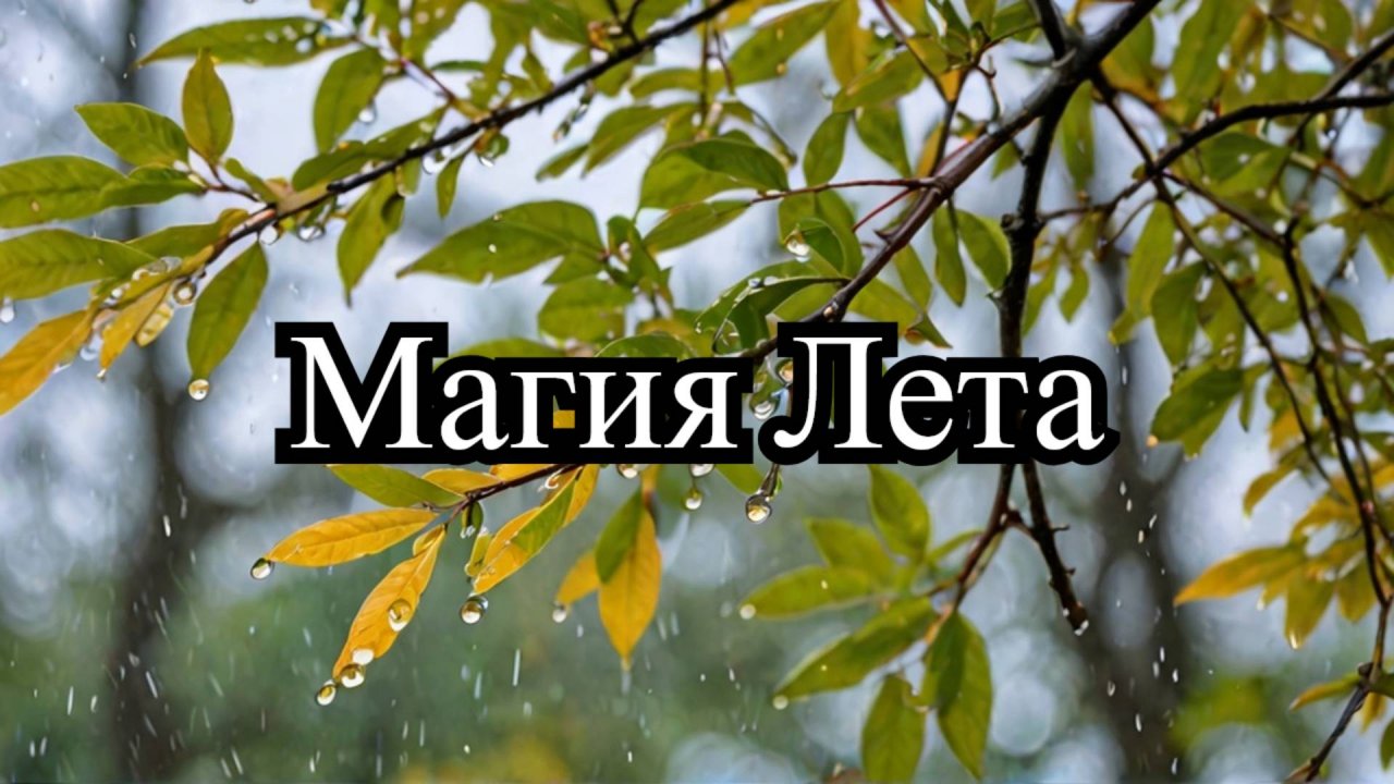 ☔🌳😍Вдохновляющие Дождь и Непогода. Видеозарисовка