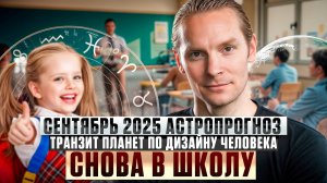 Астропрогноз на сентябрь 2025 | Коридор затмений и важные энергии месяца!