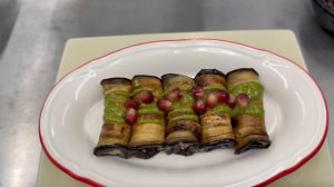 Рулетики из баклажанов