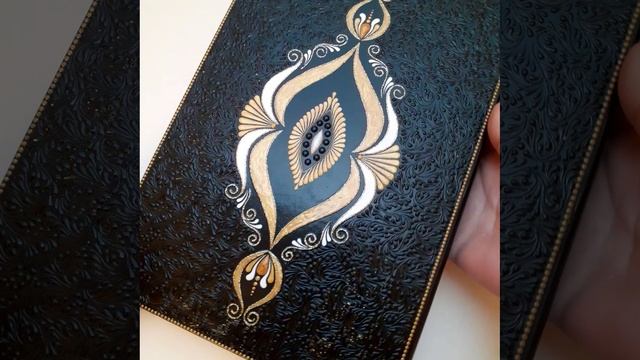 Большая книга для записей формат А4 расписана в точечной и текстурной технике смотреть онлайн