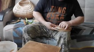 Крышка рыбацкой корзинки