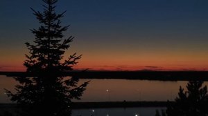 Закат на заимке