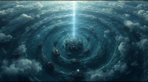Spiral Clock Sea 🌊 2-Hour Hypnotic Ambience ｜ Tidal Energy Rings ｜ Synchronized Moons Soundscape